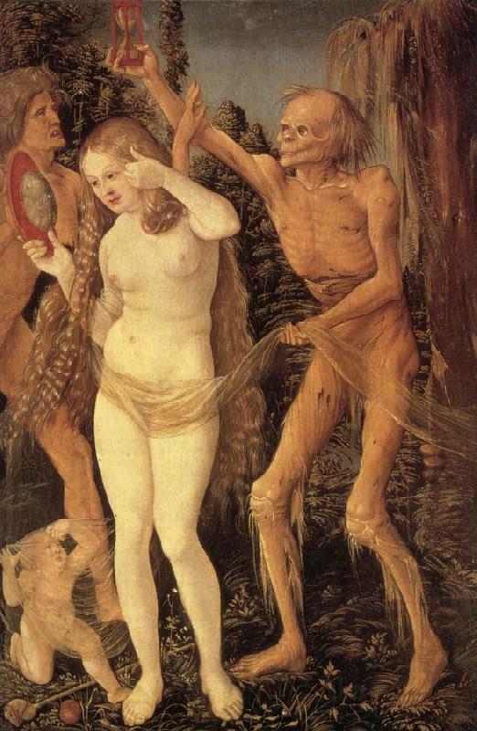 Hans Baldung Grien The Three Stages of Life,with Death Spain oil painting art